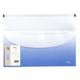   Irattasak SPOKO ReLeaf Gradient PP A/4 cipzáras és A/5 patentos kék