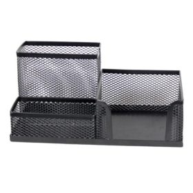 Írószertartó fémhálós asztali 3 részes