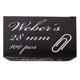 Gemkapocs WEBER'S 28mm nikkel 100 darabos