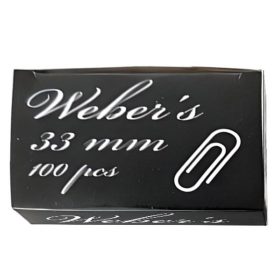 Gemkapocs WEBER'S 33mm nikkel 100 darabos