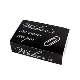 Gemkapocs WEBER'S 50mm nikkel 100 darabos