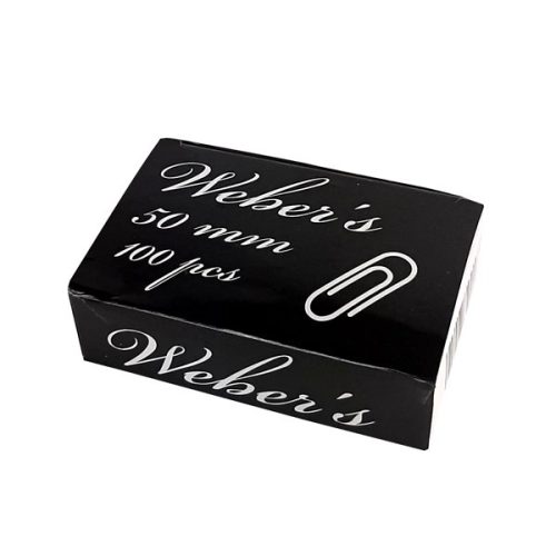 Gemkapocs WEBER'S 50mm nikkel 100 darabos