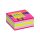 Öntapadó jegyzettömb STICK'N 51x51mm neon rózsaszín mix 250 lap