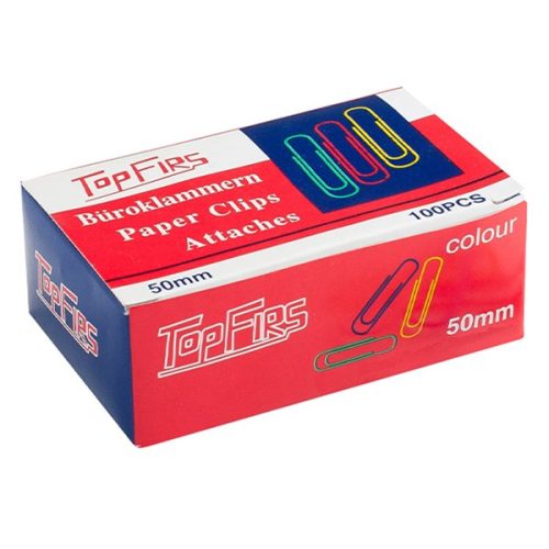 Gemkapocs TOPFIRS M50mm színes 100 darabos