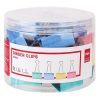 Binder csipesz DELI 41 mm színes 24 darabos