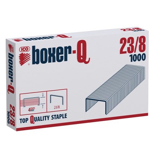 Tűzőkapocs BOXER Q 23/8 1000 darabos