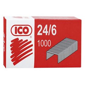 Tűzőkapocs ICO 24/6 1000 darabos