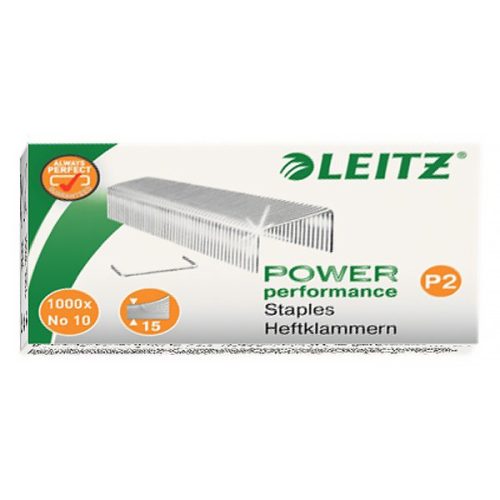 Tűzőkapocs LEITZ P2 No.10 1000 darabos