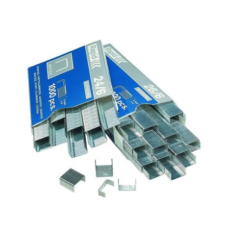 Tűzőkapocs RAPID 26/6 1000 darabos