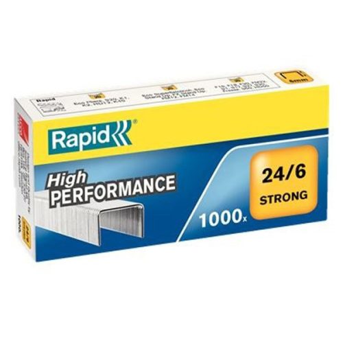 Tűzőkapocs RAPID Strong 24/6 1000 darabos