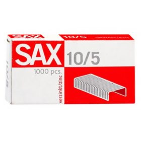 Tűzőkapocs SAX 10/5 cink 1000 darabos