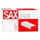 Tűzőkapocs SAX 24/8 réz 1000 darabos