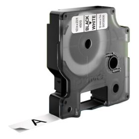   Feliratozó szalag DYMO D1 45013 12mm x 7m fehér alapon fekete írásszín