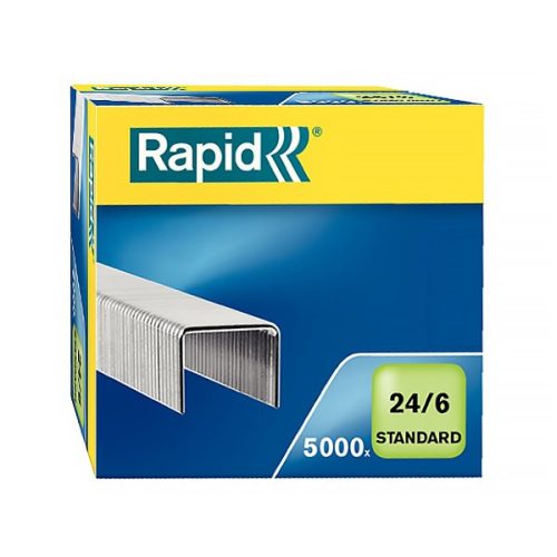 Tűzőkapocs RAPID Standard 24/6 5000 darabos