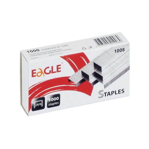 Tűzőkapocs EAGLE 24/6 1000 darabos