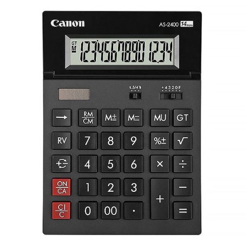 Számológép asztali CANON AS-2400 környezetbarát 14 digit