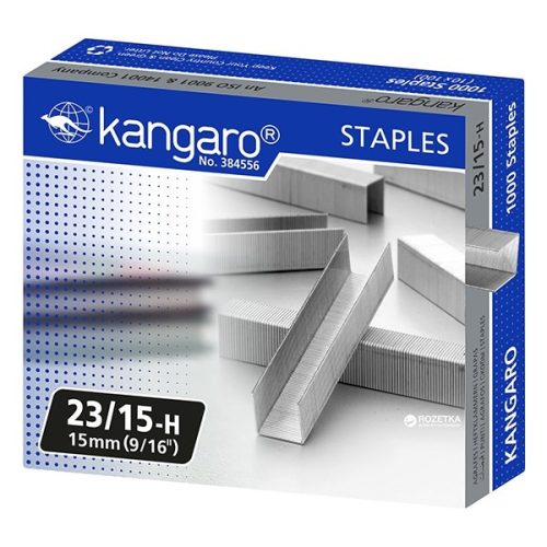 Tűzőkapocs KANGARO 23/15 1000 darabos
