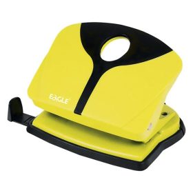Lyukasztó EAGLE TYP6602 2 lyukú fém 16 lap sárga