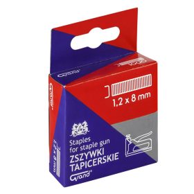 Tűzőkapocs GRAND 1,2x8 mm 1000 darabos