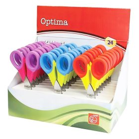 Olló iskolai OPTIMA 13cm vegyes színek