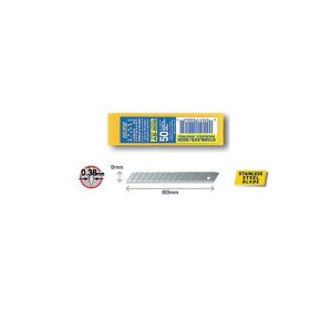   Univerzális vágókés betét OLFA AB-50S rozsdamentes acél 9mm 50 darabos