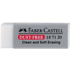   Radír FABER-CASTELL papírtokos forgács mentes 62x22x13mm fehér