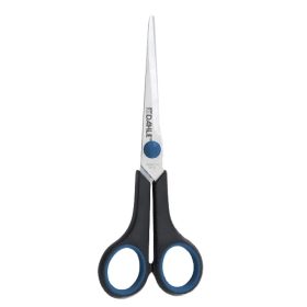 Olló irodai DAHLE 54407 gumifogós 18cm fekete