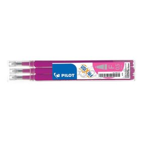   Tollbetét roller PILOT Frixion Clicker/Ball radírozható 0,25 mm rózsaszín 3 darabos