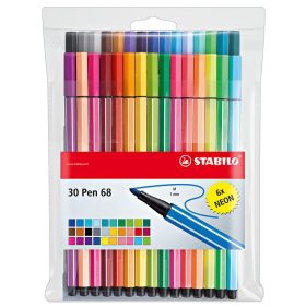 Filctoll STABILO Pen 68 30 darabos készlet