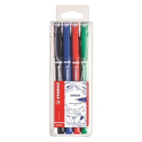 Tűfilc STABILO Sensor 0.3mm 4 darabos készlet
