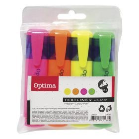Szövegkiemelő készlet OPTIMA 4 darabos