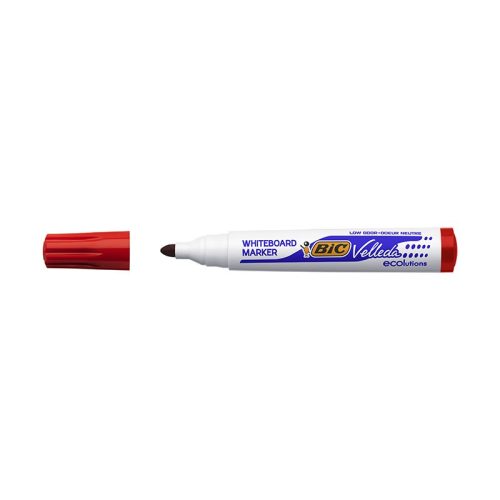 Táblamarker BIC Velleda 1701 kerek piros