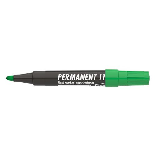 Alkoholos marker ICO Permanent 11 zöld