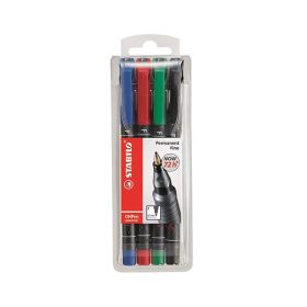 Alkoholos marker STABILO 842 F 4 darabos
