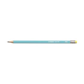   Grafitceruza STABILO Pencil 160 HB hatszögletű radíros kék