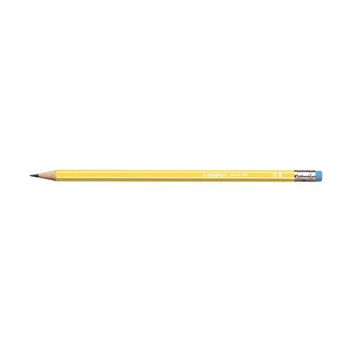Grafitceruza STABILO Pencil 160 HB hatszögletű radíros citromsárga