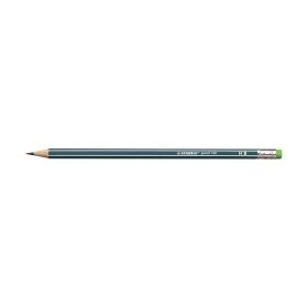   Grafitceruza STABILO Pencil 160 HB hatszögletű radíros olajzöld