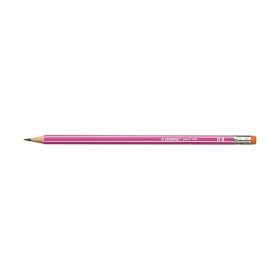   Grafitceruza STABILO Pencil 160 HB hatszögletű radíros rózsaszín