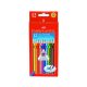 Színes ceruza FABER-CASTELL Grip háromszögletű 12 darabos