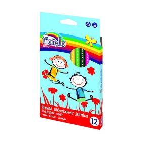Színes ceruza FIORELLO Jumbo háromszögletű 12 darabos