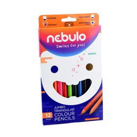   Színes ceruza NEBULO Jumbo háromszögletű 12 darabos készlet