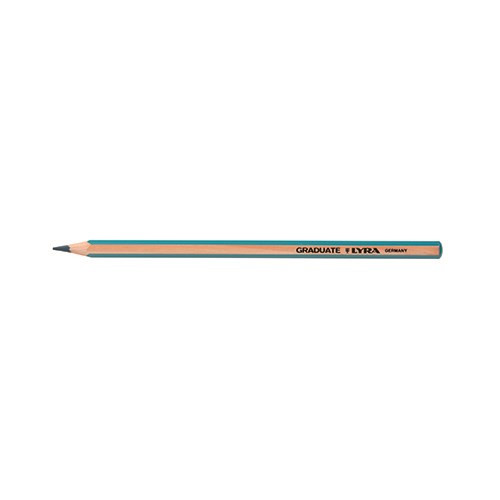 Színes ceruza LYRA Graduate hatszögletű páva kék