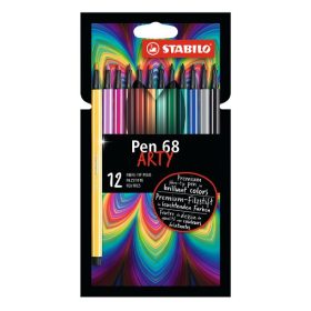 Filctoll STABILO Pen 68 1mm 12 darabos készlet