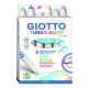 Filctoll GIOTTO Turbo Giant pasztell vastag 7,5mm akasztható 6 darabos