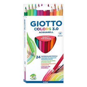   Színes ceruza GIOTTO Colors 3.0 aquarell  háromszögletű 24 darabos