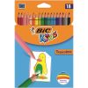 Színes ceruza BIC Kids Tropicolors hatszögletű 18 darabos készlet