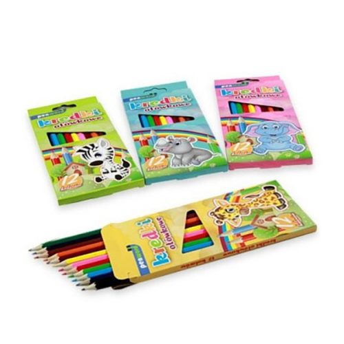 Színes ceruza CREATIVE JUNGLE hatszögletű fehér dobozos 12 darabos