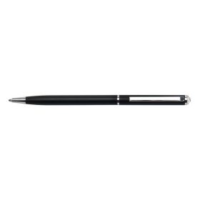   Golyóstoll ART CRYSTELLA fekete slim fehér SWAROVSKI® kristállyal 0,7mm kék