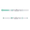 Szövegkiemelő kétvégű ZEBRA Mildliner fluorescent 1,4-4,0 mm kékeszöld