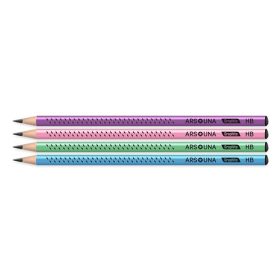 Grafitceruza ARS UNA háromszögletű fekete rombusz HB